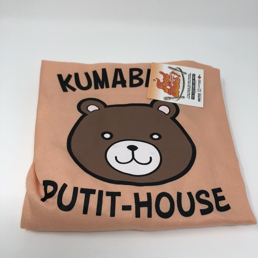 Food Wars! Kuma Bear Putit-House Cosplay Apron NWT